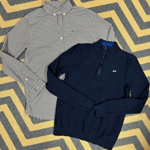 Boy’s Vineyard Vines Sweater and Button down
